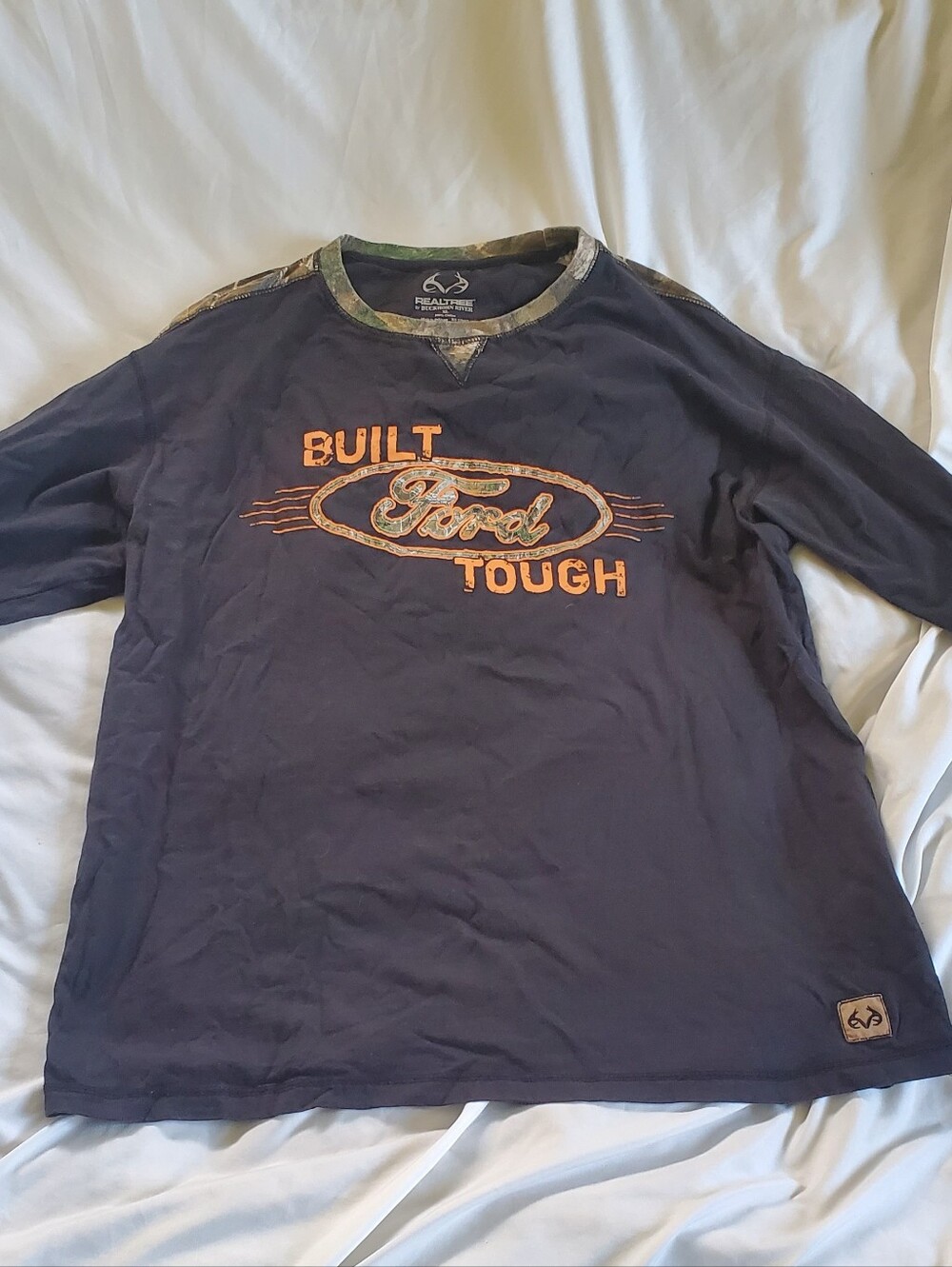 Realtree By Buckhorn River 'Built Ford Tough' Long-Sleeved T-Shirt, Size XL